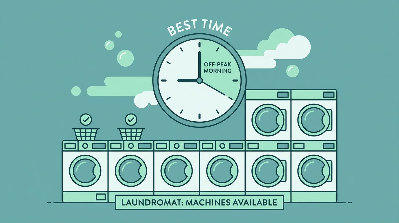 Best Time to Go to a Laundromat: Avoid Crowds and Save Time