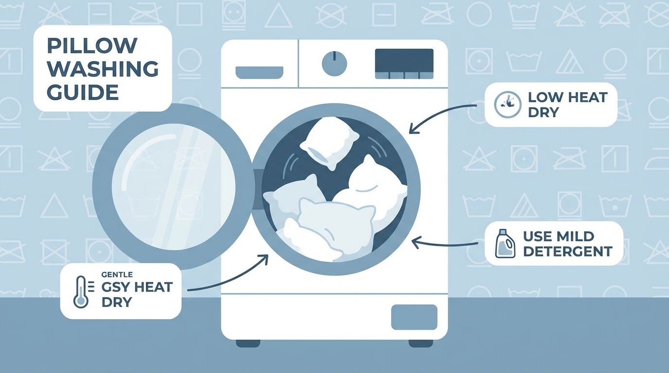 How to Wash Pillows: The Complete Guide to Clean, Fresh Pillows