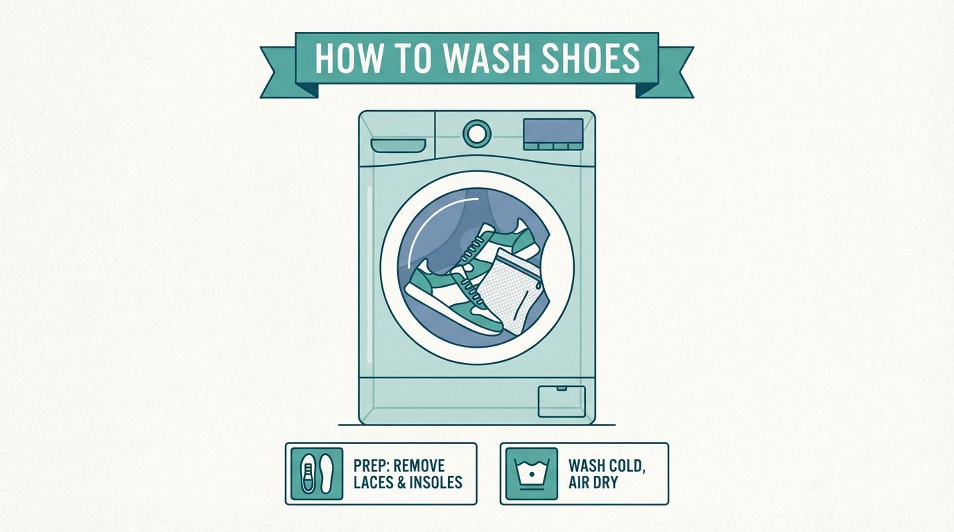 How to Wash Shoes in a Washing Machine: The Safe Way to Clean Sneakers