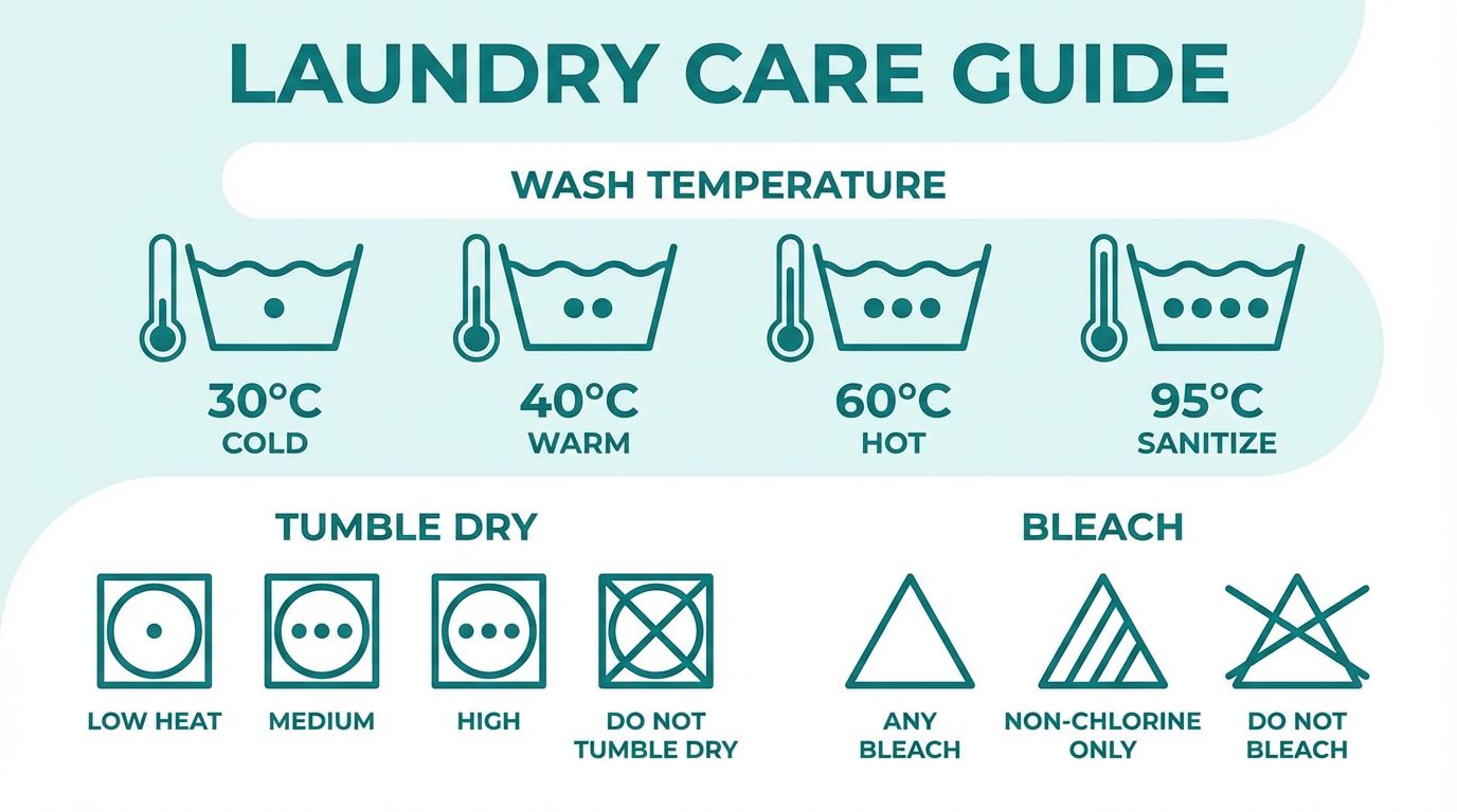 Laundry Symbols Guide: What Every Care Label Symbol Means