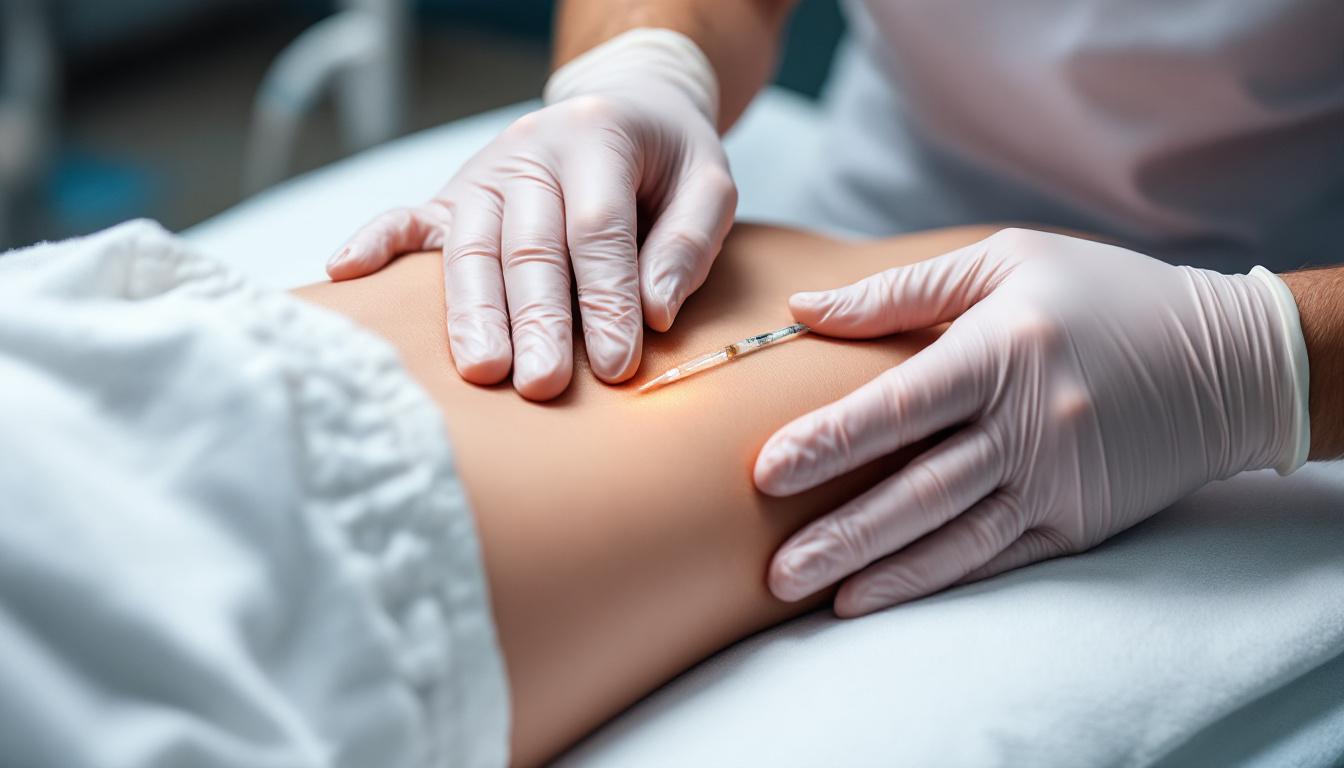 PRP injection into the greater trochanteric bursa under ultrasound guidance