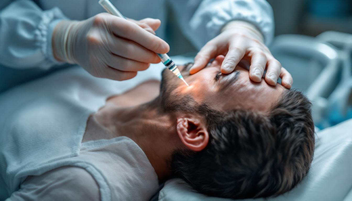 PRP injection procedure for hip labral tear