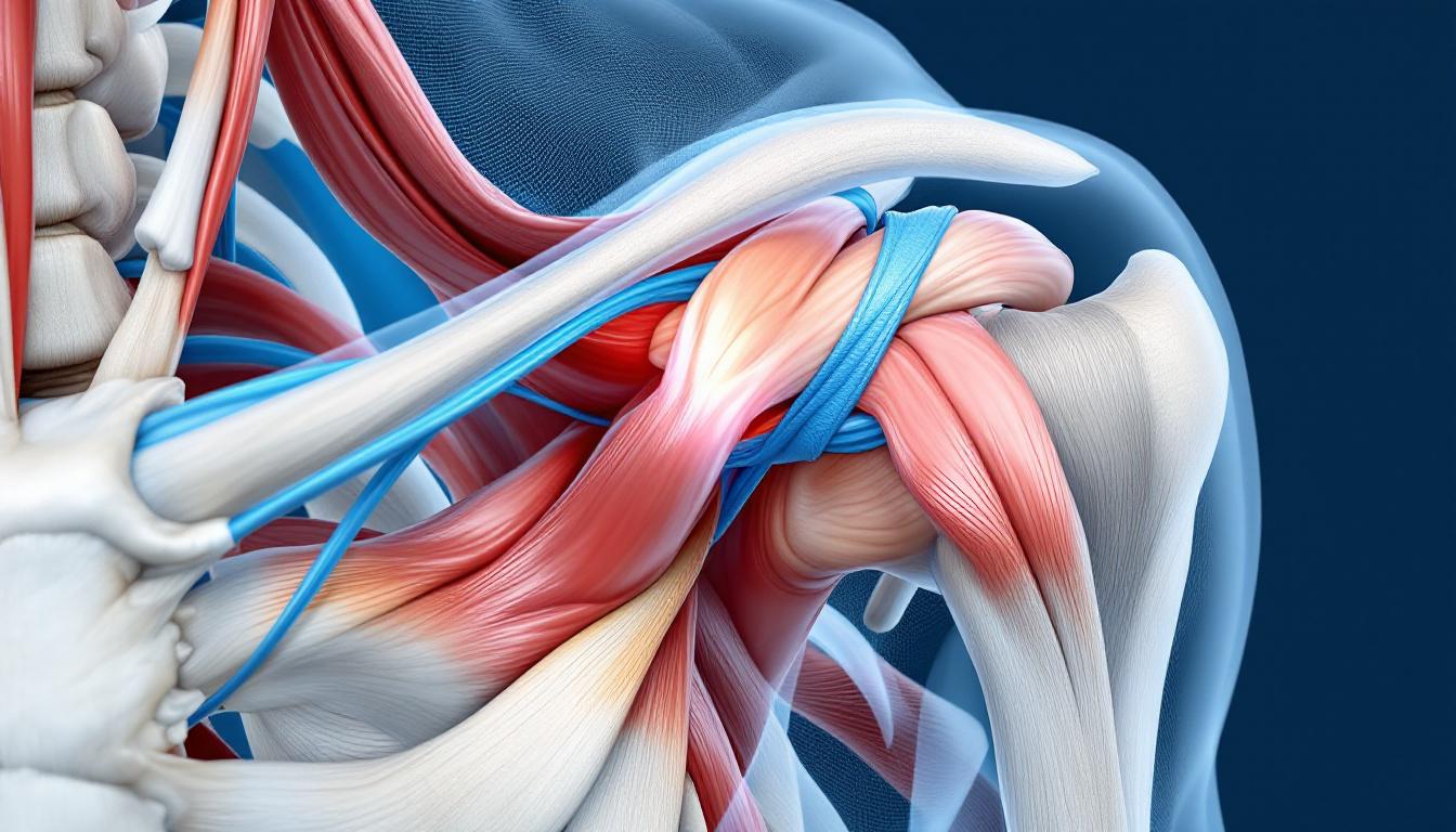 Rotator cuff anatomy and the tendon injury site targeted by PRP therapy