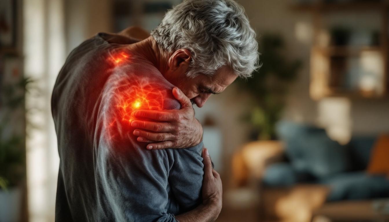 Shoulder anatomy showing the subacromial bursa targeted by PRP therapy