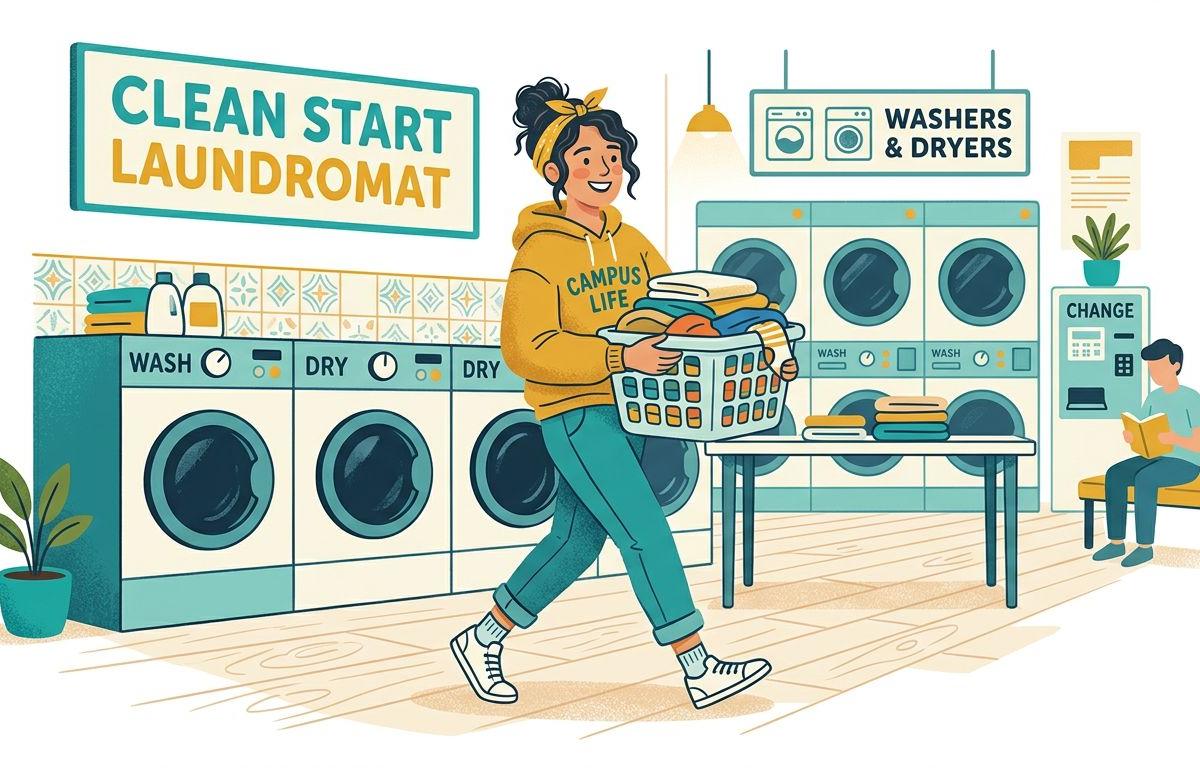College Student's Complete Guide to Using Laundromats - Save Money & Time
