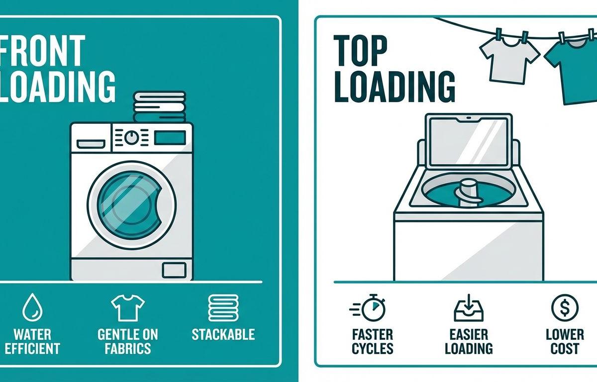 Front Load vs. Top Load Washing Machines: Which Is Better?