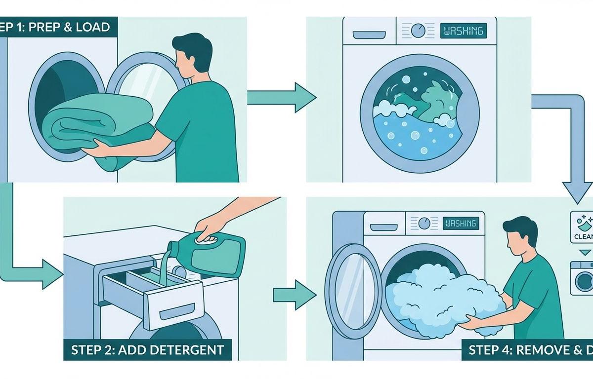 How to Wash a Comforter at a Laundromat: Step-by-Step Guide