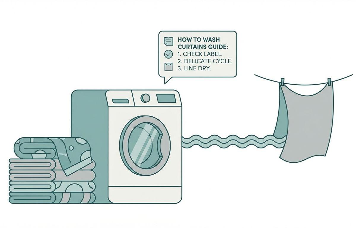 How to Wash Curtains and Drapes at a Laundromat