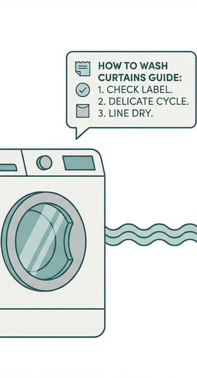 How to Wash Curtains and Drapes at a Laundromat