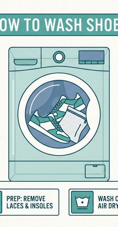 How to Wash Shoes in a Washing Machine: The Safe Way to Clean Sneakers