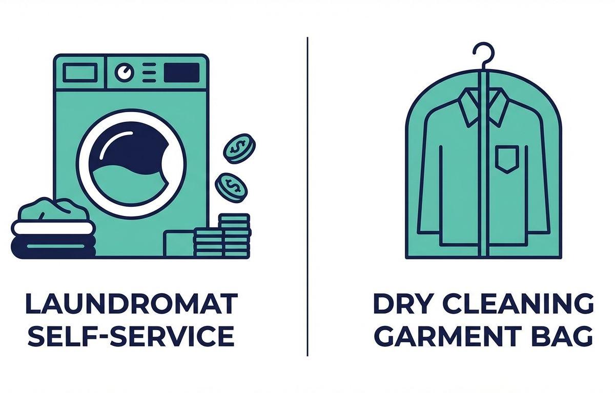 Laundromat vs. Dry Cleaning: When to Use Each Service