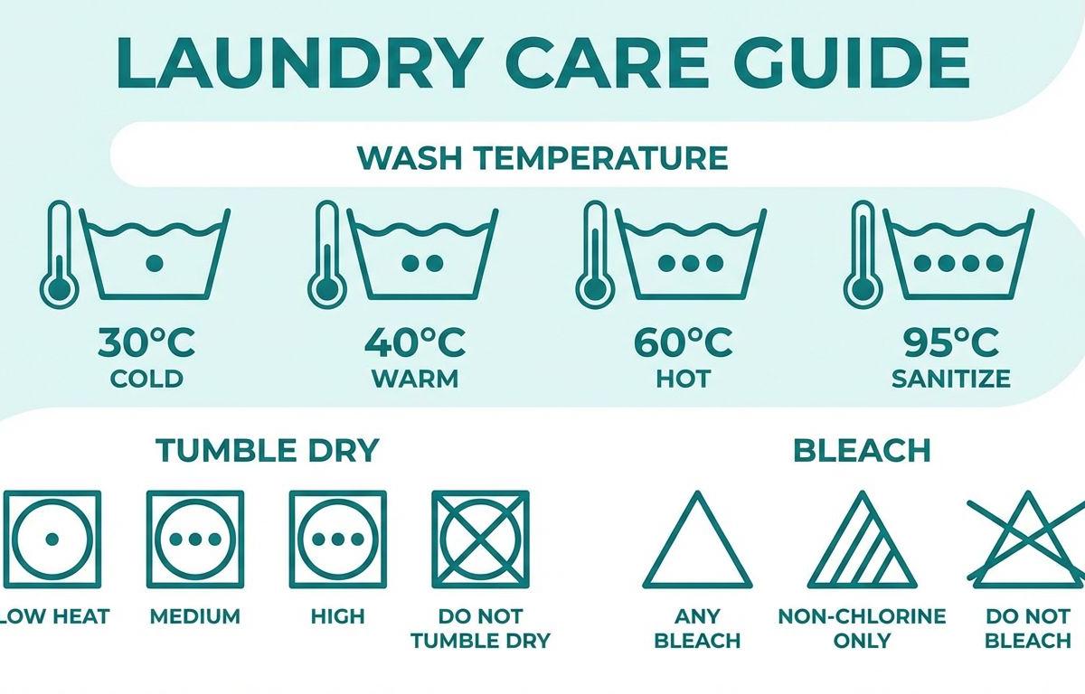 Laundry Symbols Guide: What Every Care Label Symbol Means