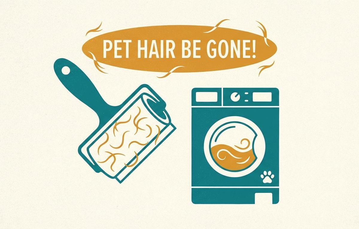 How to Remove Pet Hair from Clothes in the Wash